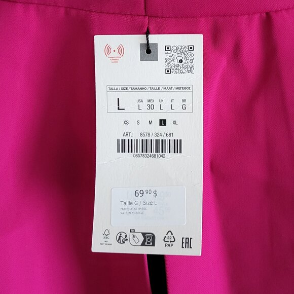 Zara Swing Hem Bustier Top Size Large - Picture 7 of 7